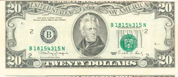 Paper Money Error - Misaligned 2nd Printing